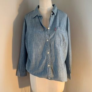 LAST CHANCE- NEW Levi's 100% Cotton Western Denim Shirt Sz X- Large